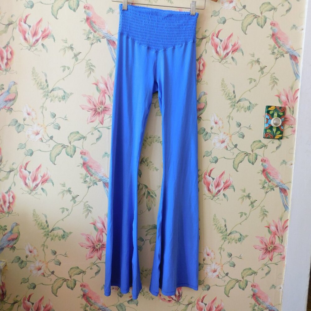 aerie Royal Blue Flared Yoga Pants